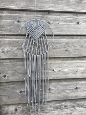 Image of Attrape-rêve en macramé et perles bois 