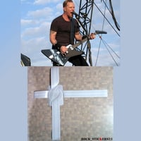 Image 1 of Guitar vinyl stickers strips James Hetfield rock decal