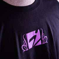 Image 2 of Black Puff Print Tee