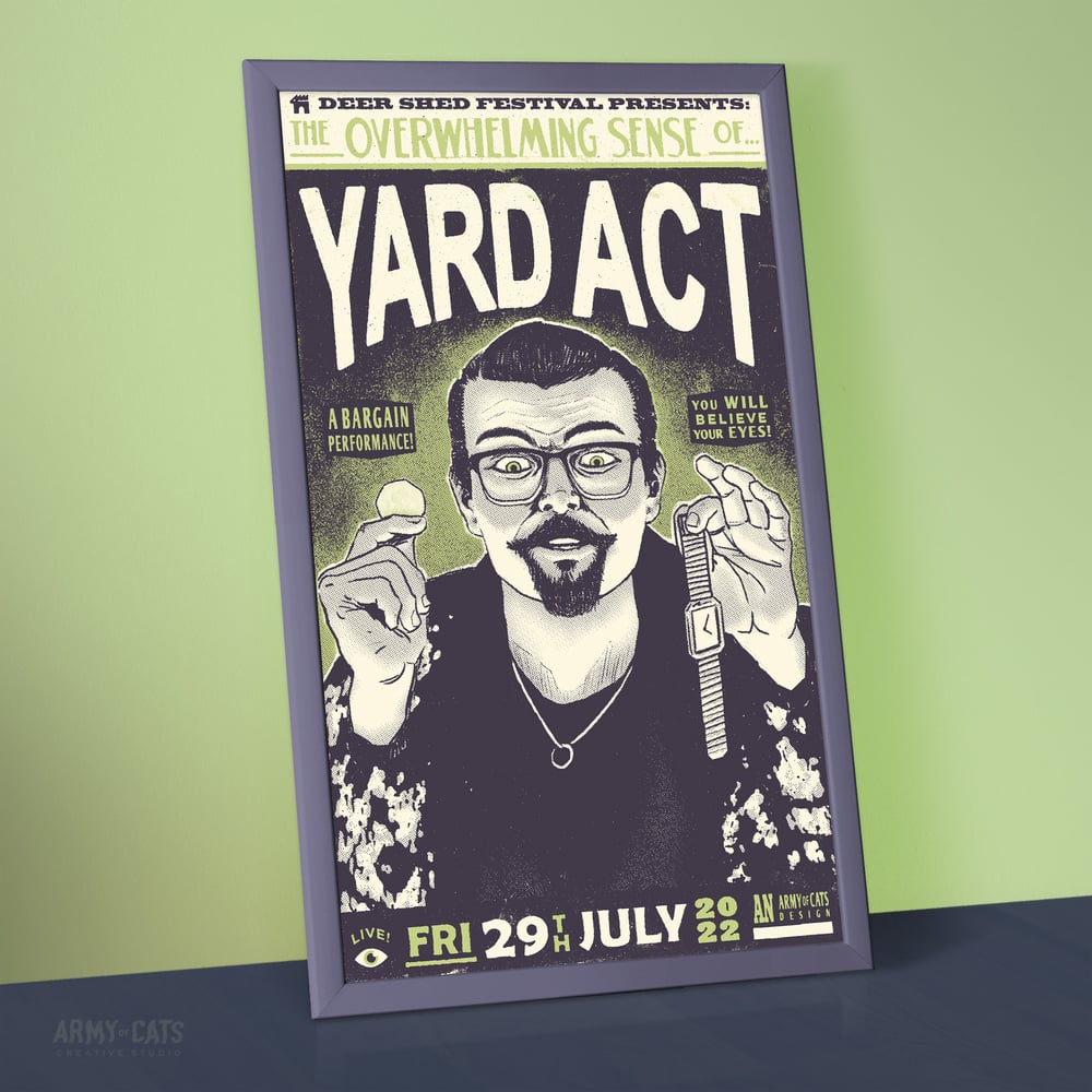 Image of Yard Act - Silkscreen concert Poster