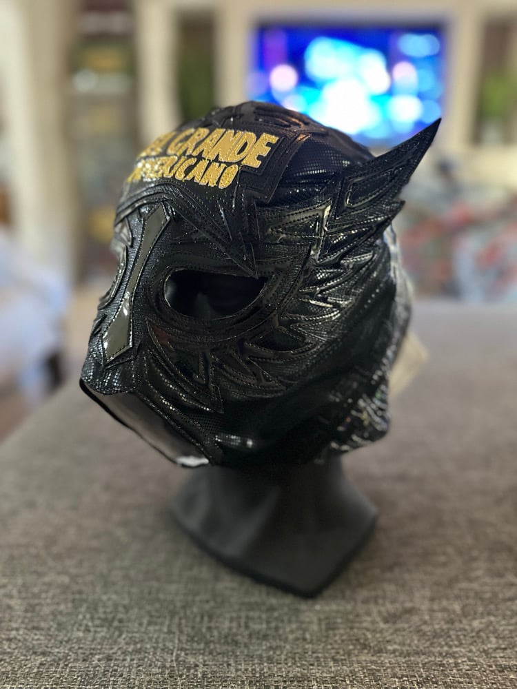 Image of El Grande Americano Luchador Black - PRO Mask