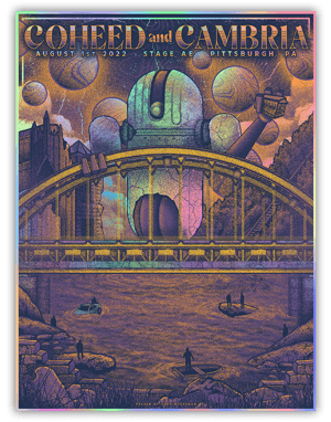 Coheed and Cambria - Pittsburgh 2022 Event Poster