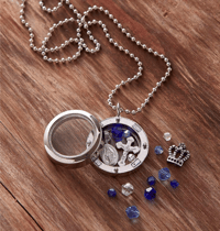 Image 1 of Miraculous Medal Floating Locket