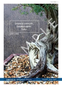 Image 2 of e-BOOK - Juniperus communis/rigida/Tosho - USER GUIDE