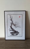 Original drawing - Decidous tree in winter