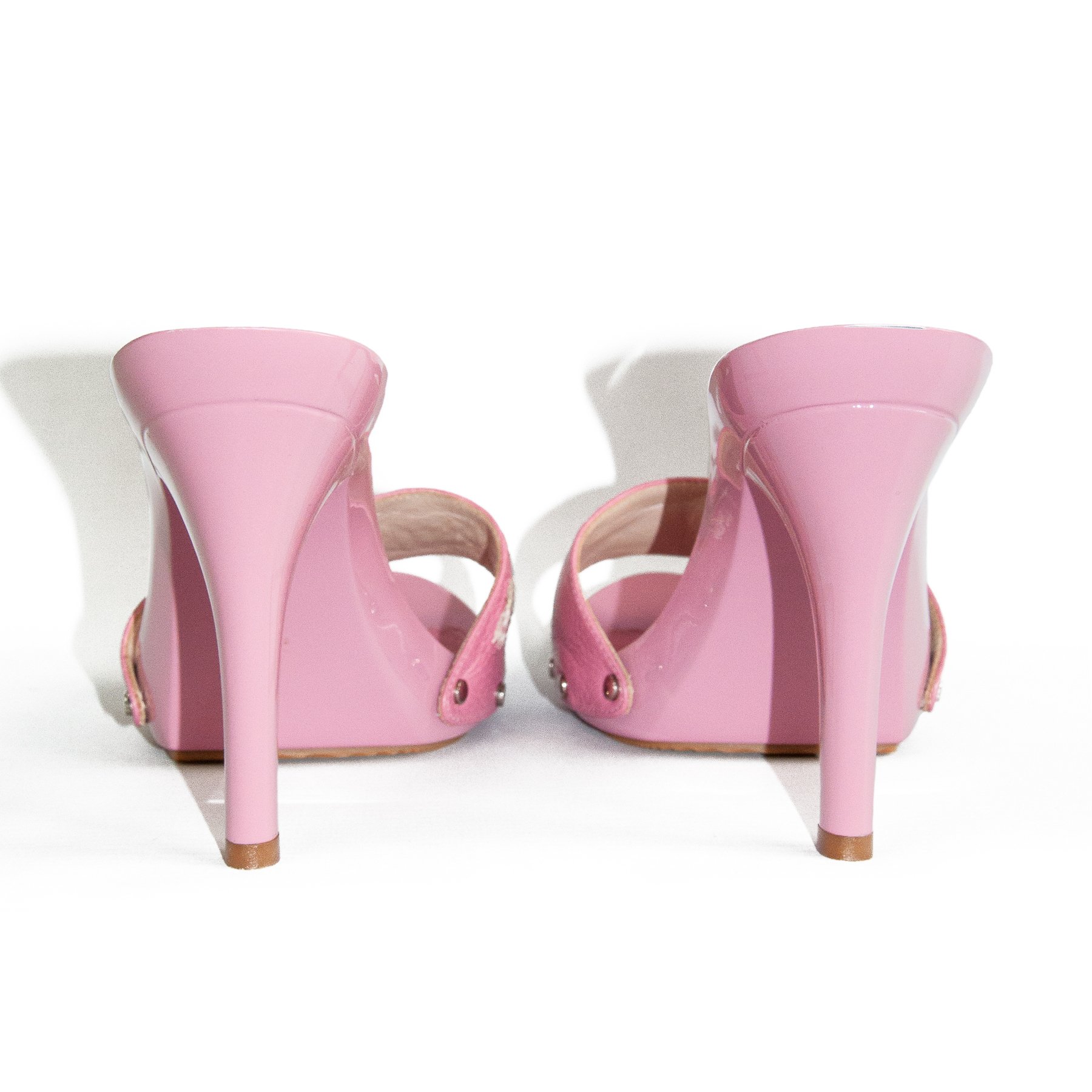 Image of Christian Dior by Galliano Pink 'CD' High Heels 