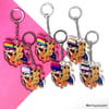 Blue Acrylic LGBTQ+ Pride Charms