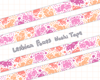 Image 1 of Lesbian Foxes Washi Tape