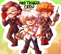 Image 1 of HypMic Mad Trigger Crew 3 Inch Charms