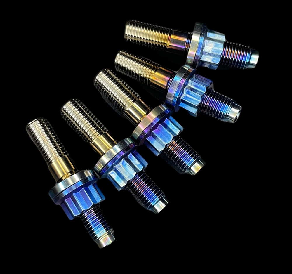 K series Titanium exhaust manifold stud kit 
