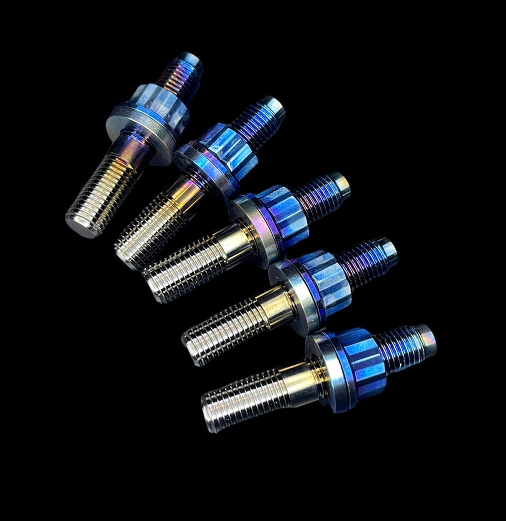 K series Titanium exhaust manifold stud kit 