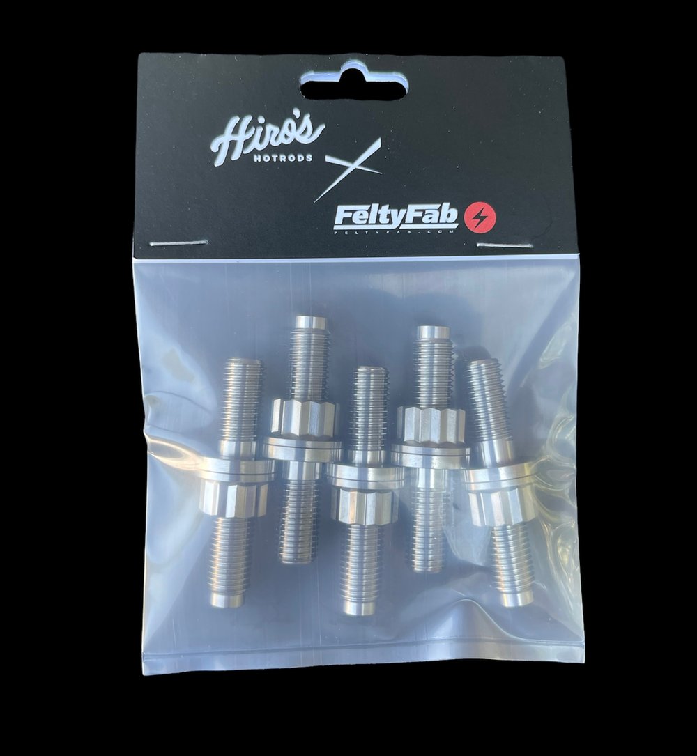 K series Titanium exhaust manifold stud kit 