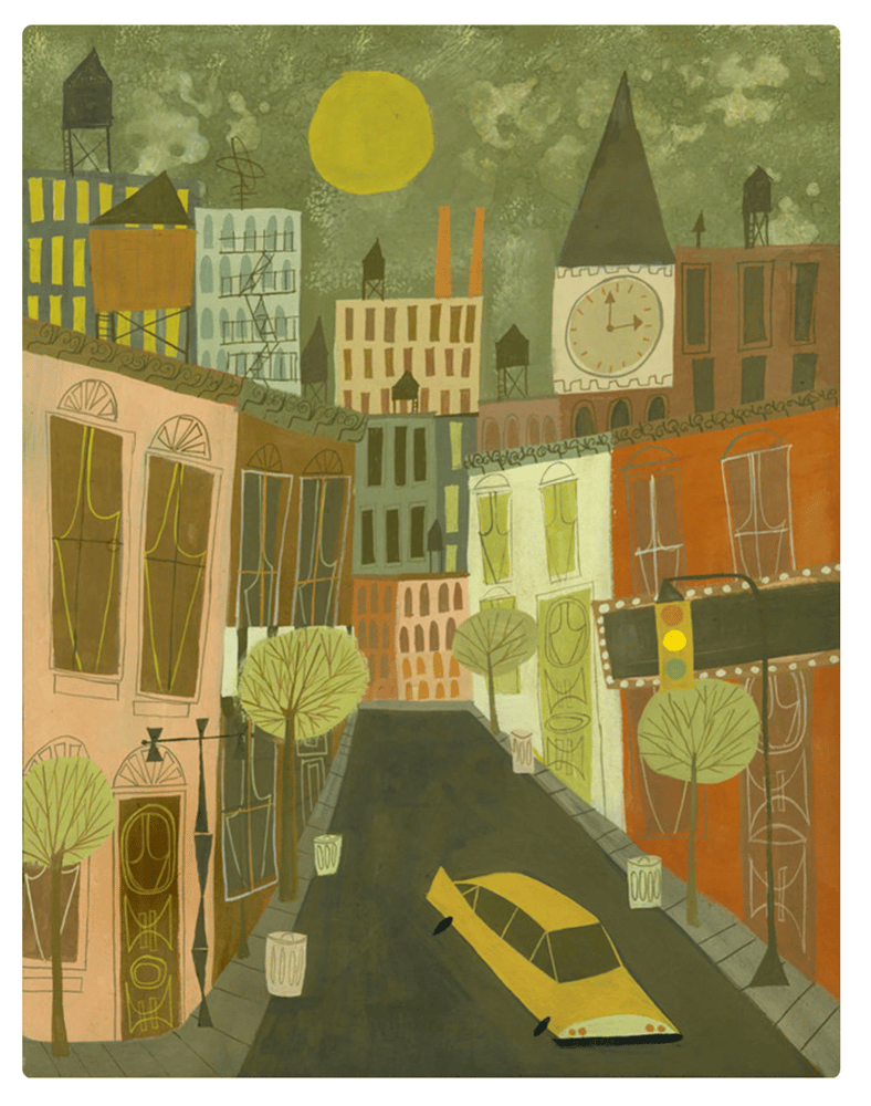 Image of Greenwich Village, NYC. Limited edition print.