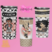 Image 2 of 20 oz. Skinny Tumblers w/Personality 
