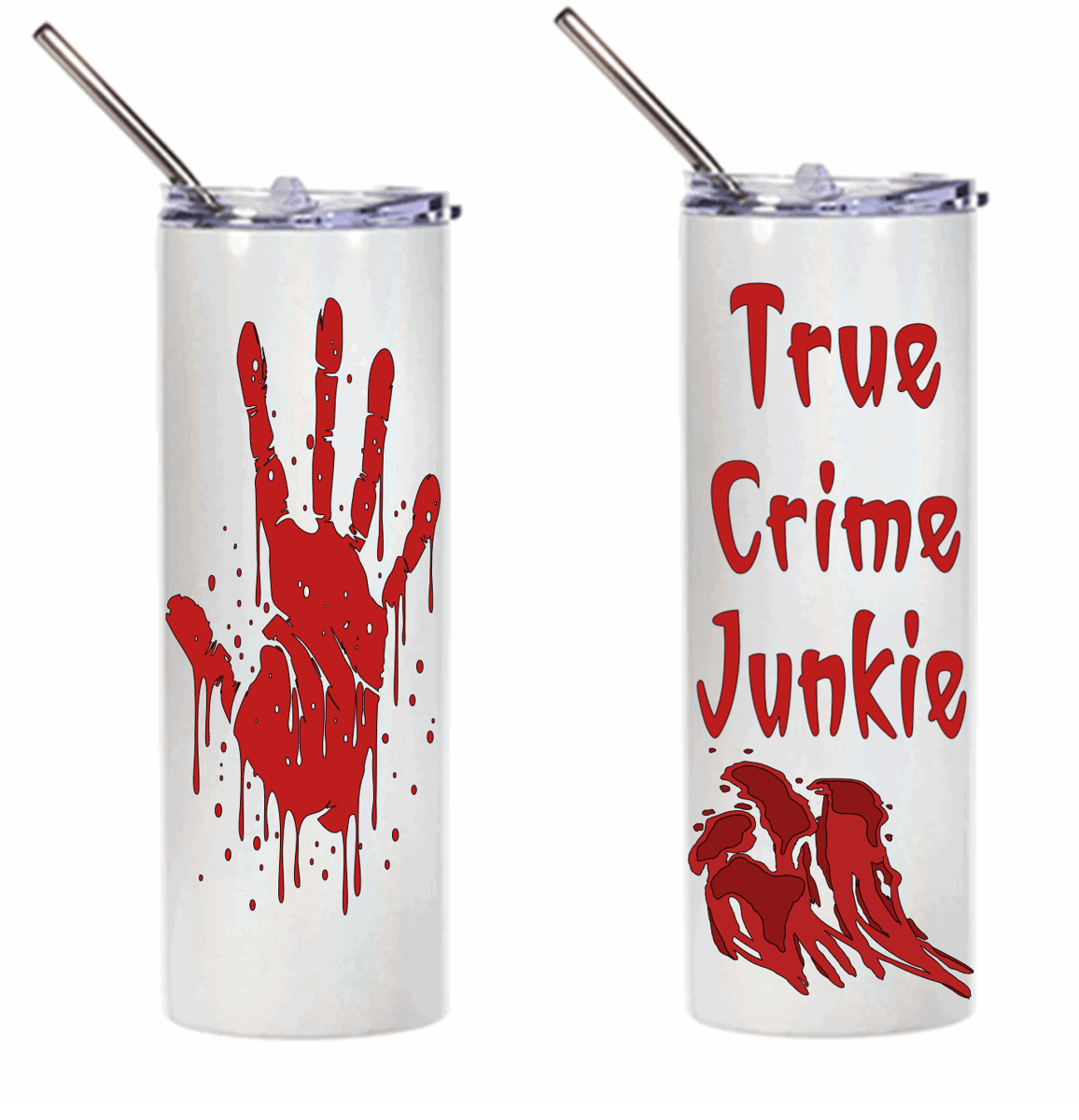 True Crime Junkie Cold Cup Wrap