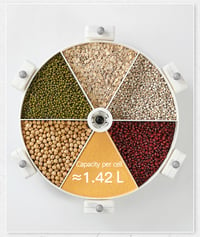 Image 3 of Wall Mounted Rotating Grain Storage 