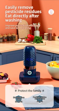 Image 1 of Ultrasonic Fruit Vegetable Cleaning Machine - Capsule Shape For Purifying Foods