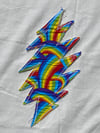 Large Rainbow Bolt Patch