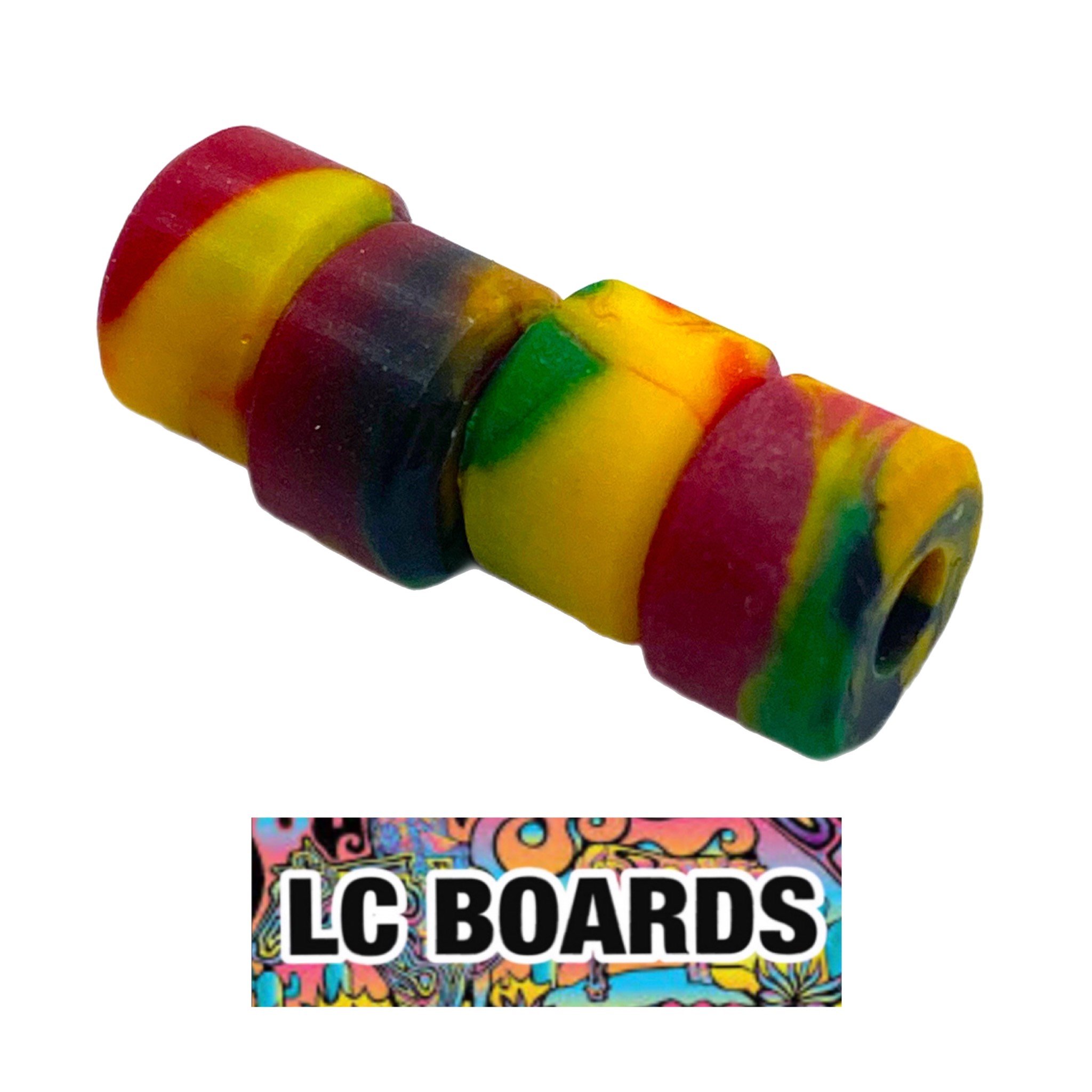 LC BOARDS URETHANE SWIRL BOWL WHEELS RASTA LC Boards Fingerboards