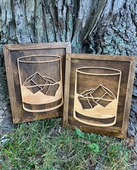 Image 2 of Scroll Saw Template - Rocks Glass Whisky Glass Old Fashion Glass
