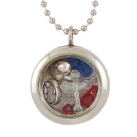 Image 2 of Divine Mercy Floating Locket