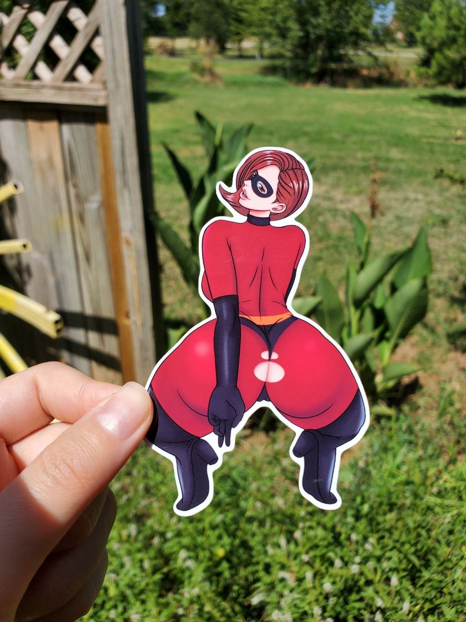 Image of Sexy Elasticc girl decal, WAP, Big Booty stickers
