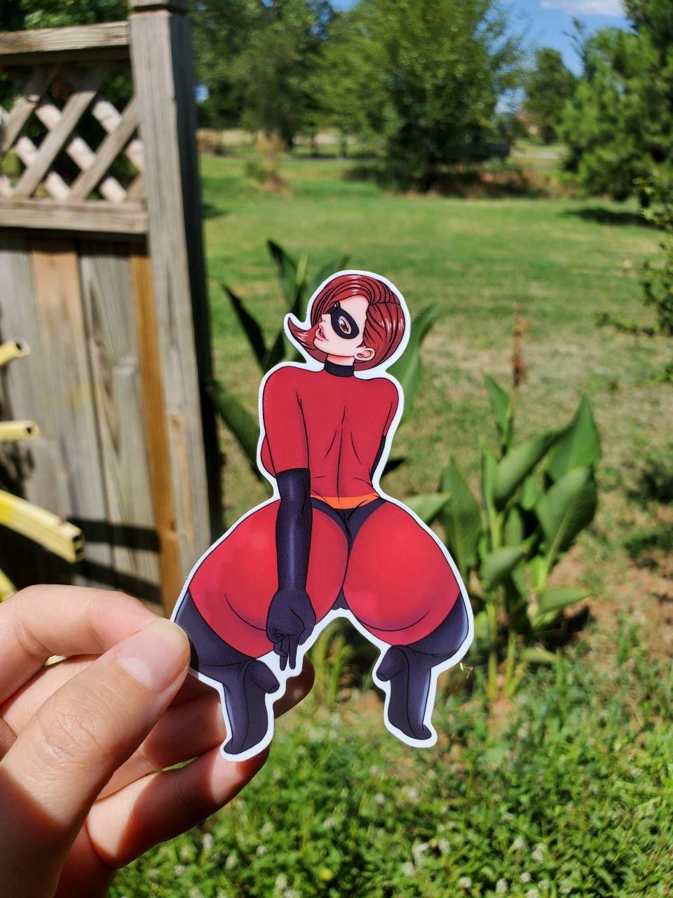 Image of Sexy Elasticc girl decal, WAP, Big Booty stickers