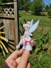 Sexy Tinkerbell Fairy Sticker, Naughty Walt Decal, Tink and Mushroom