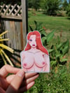 Sexy Jessica Rabbit Sticker, Roger Rabbit Decal, Pinup Stickers, Big booba