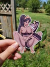 Jasmine and Kaa Sticker, Arabian Princess Decal, Snake hypnotizing, Sexy lamp princess