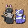 Nekozawa and Shinkitty Enamel Pins