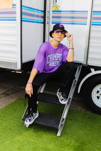 CC Love Bucket Hat (Black & Purple)