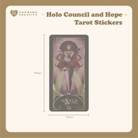 Image 2 of HL EN Council + HOPE Tarot Inspired Sticker Set