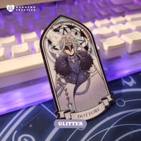 Image 2 of Genshin Impact Omamori Stickers Set of 3 - Fatui Harbingers