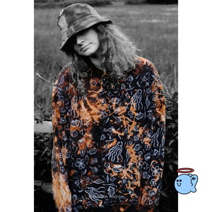 Image of Icon Reverse Tie Dye Jumper (XL)