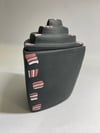 Fiona Bruce Ceramics Retro Deco Black Jar