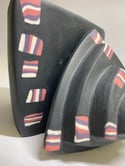 Fiona Bruce Ceramics Retro Deco Black Jar