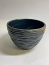 Fiona Bruce Ceramics Carved Black Bowl 1