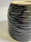 Fiona Bruce Ceramics Carved Black Pot