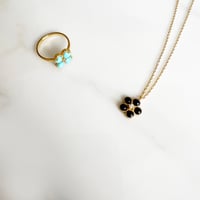 Image 4 of Black onyx daisy necklace