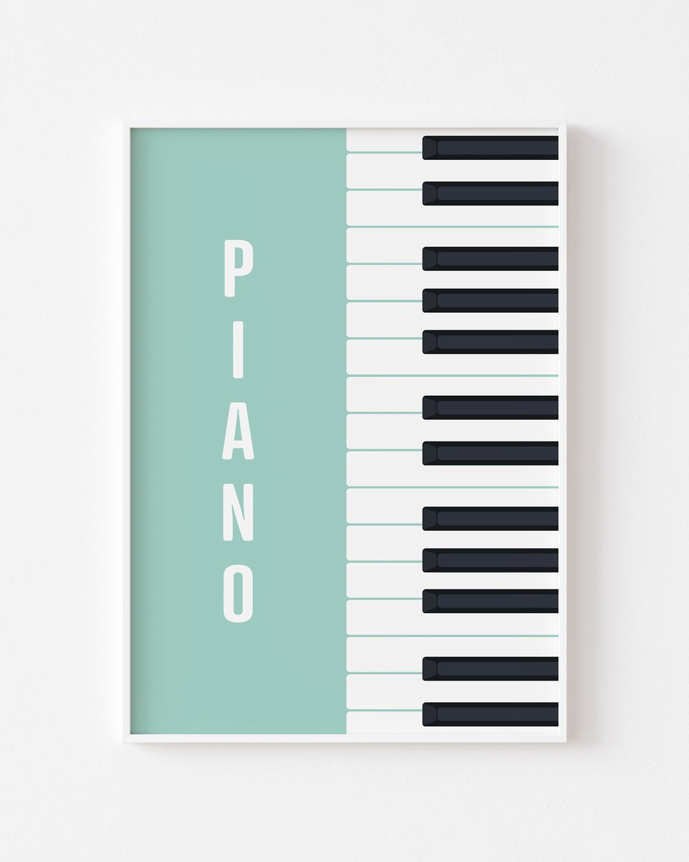 Image of Piano Keys Print