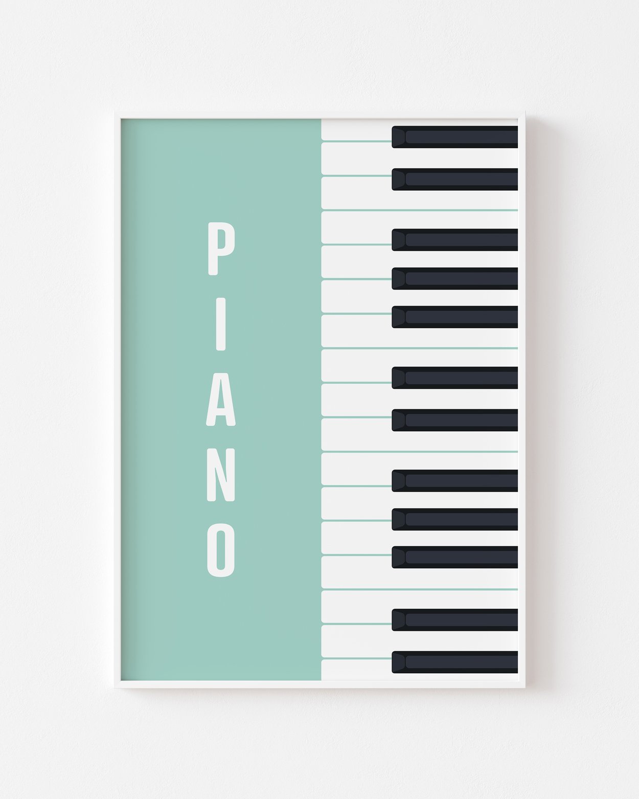 Image of Piano Keys Print