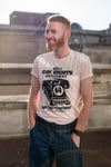 IRISH GAY RIGHTS MOVEMENT T-Shirt (Candy pink, black print)