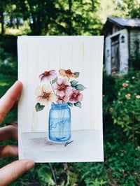 Image 2 of Summer in a Jar | Original Watercolor Painting & Prints