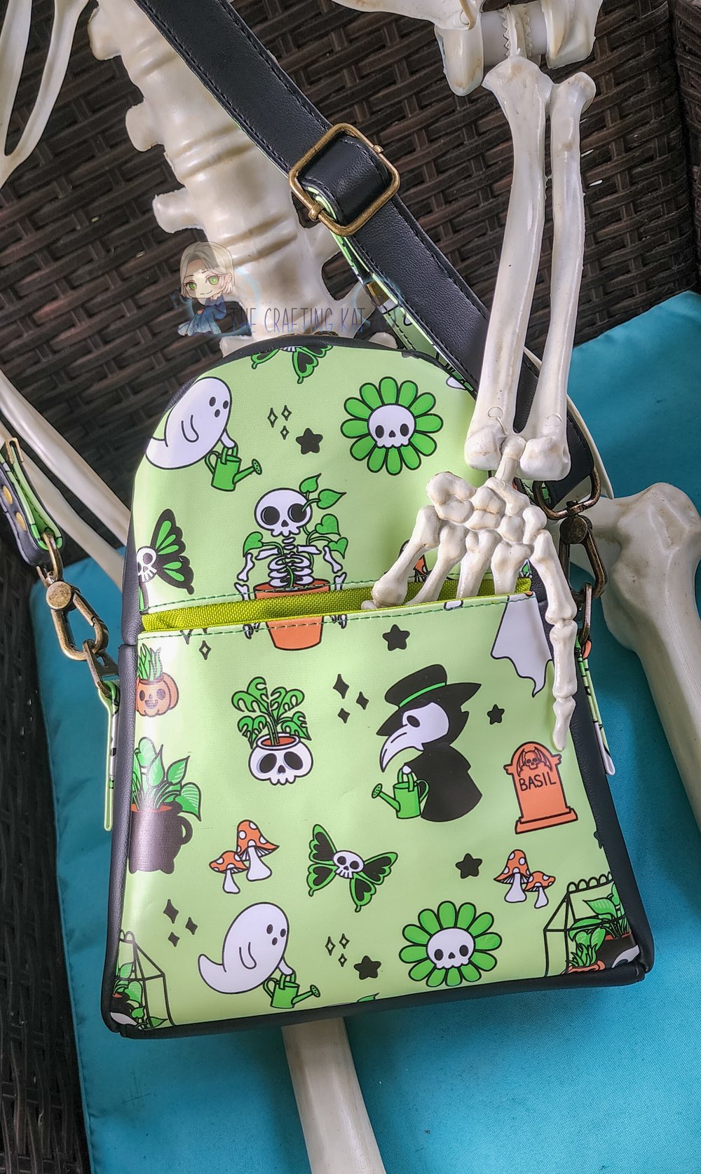 Image of Ghoulish Gardens Luna Crossbody