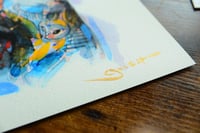 Image 5 of GOLD EDITION "MASK II WATERCOLOUR" Extremely Limited Giclee Print