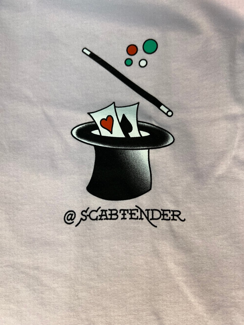 Senzala Tattoo Scabtender Magic Mudra Bunny T-Shirt