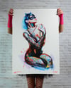 Standard Edition "MASK II WATERCOLOUR" Extremely Limited Giclee Print