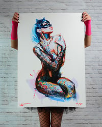 Image 3 of RED EDITION "MASK II WATERCOLOUR" Extremely Limited Giclee Print