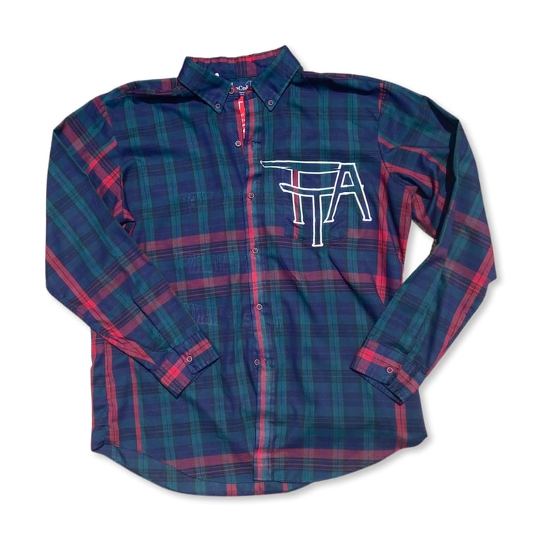 Blue & Red Collarshirt - FW22